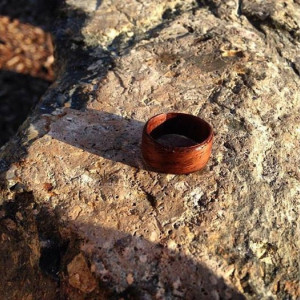 East Indian Rosewood Bentwood Ring