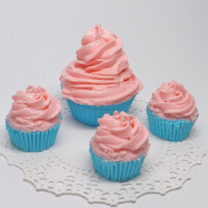 Mini Cotton Candy Cupcake Soaps Guest Soaps