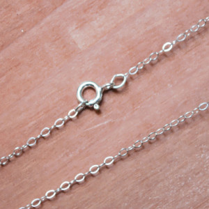 Sterling Silver Lotus Charm Necklace