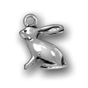 Silver Rabbit Charm Necklace