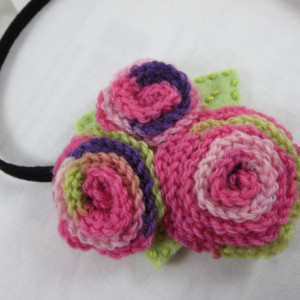Crocheted Blossom Headband