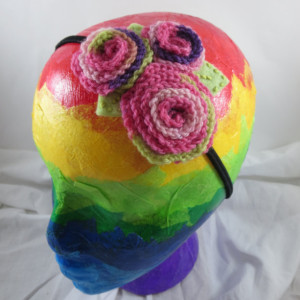 Crocheted Blossom Headband