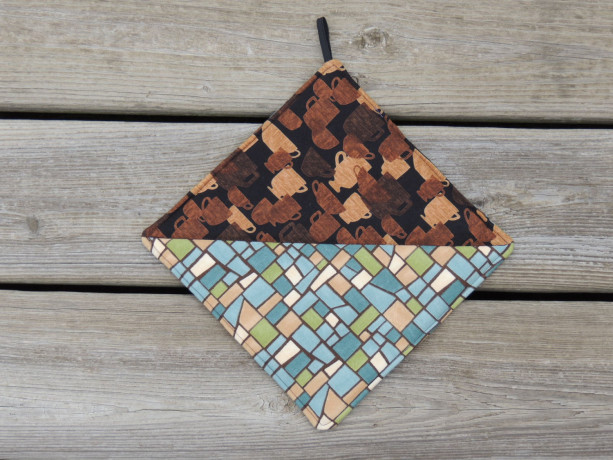 Two Insulated Quilted Pot Holder Hotpad Kitchen Trivet