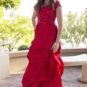 Aurora Modest Prom Dress