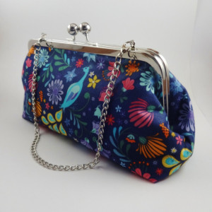 Colorful Peacock Clutch
