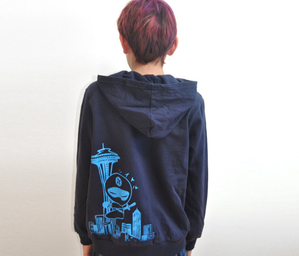 Kid Seattle Ninja  hoodie