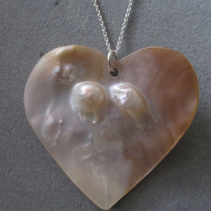 Shell Heart Pendant