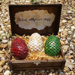 Dragon Eggs, Game Of Thrones, fantasy, Dragon Chest, Khalessi, Mother of Dragons, gift, GOT, dragons, Hobbit, Pern, Harry Potter