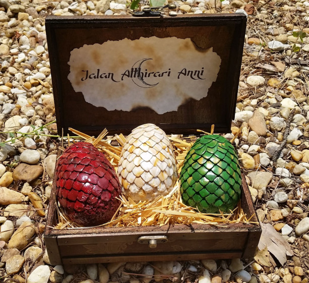 Dragon Eggs, Game Of Thrones, fantasy, Dragon Chest, Khalessi, Mother of Dragons, gift, GOT, dragons, Hobbit, Pern, Harry Potter