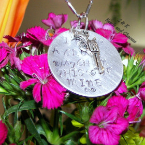 Custom personalized, Johnny Cash  necklace ,I keep a close watch on this heart of mine