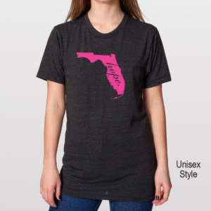 PINK SERIES All States 'Hope' Tri Blend   Unisex Track T-Shirt - Size xs s m l xl xxl