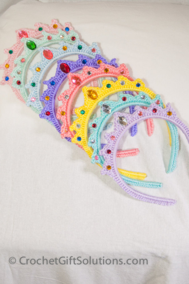 Princess Tiara Headbands Party Package - 10 Tiaras Package Priced with a 10% Discount!
