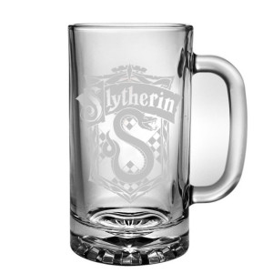 Harry Potter - Slytherin House Crest - Etched Beer Mug