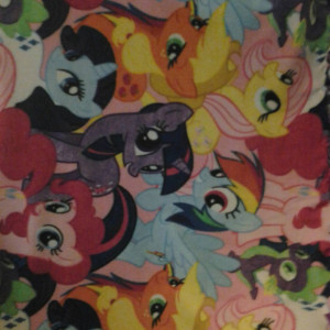 My Little Pony 1 yard Fleece tie Blanket
