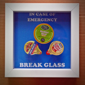 Coffee Lover's Gift - In Case of Emergency Break Glass - Gift for Him, Gag Gift, Gift for Husband, Men, Gift for Boyfriend Coworker Boss