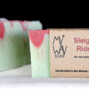 Sleigh Ride Handmade Soap - Handmade Soap, All Natural Soap, Vegan Soap, Cold Process Soap, Organic Soap