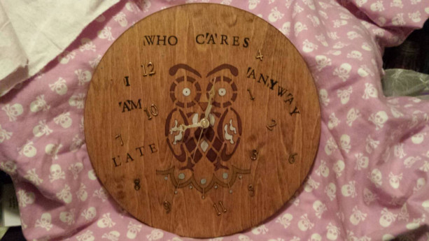 Who Cares Owl Wall Clock