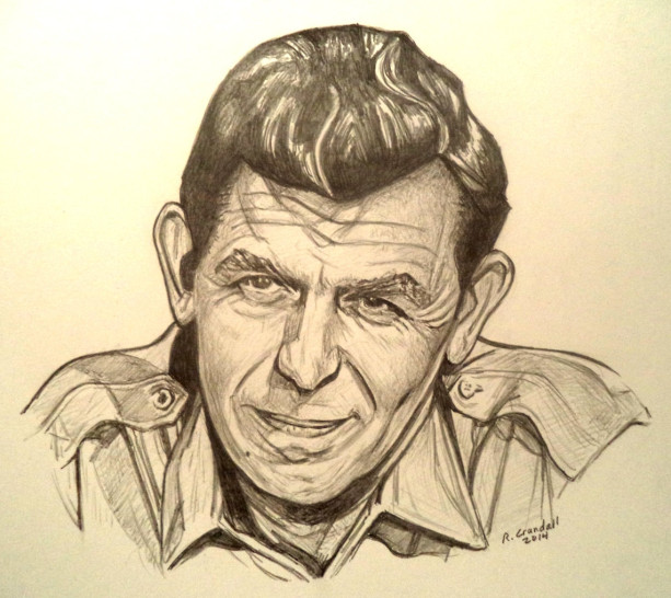 Andy Griffith drawing (original)