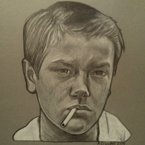 River Phoenix, Stand by me drawing