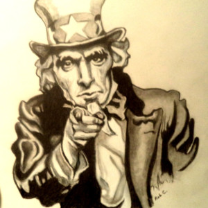 Uncle Sam, Army drawing