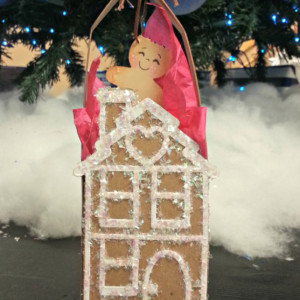 Christmas favor box - Gingerbread house favor box - Holiday favor box - Christmas gift box - Holiday gift box - Daycare boxes  - house favor