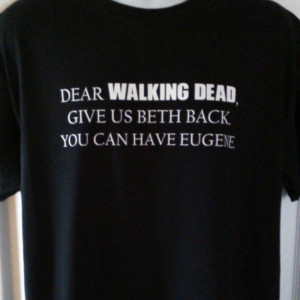 Walking Dead Fan T-Shirt Beth Eugene Trade