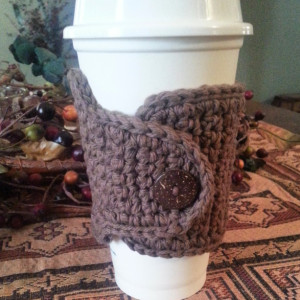 Toasty Brown Travel Cup Cozy  