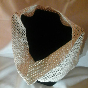 Lacey Infinity Cowl in Ecru