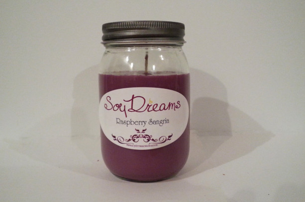 Raspberry Sangria - Soy Candle Jar