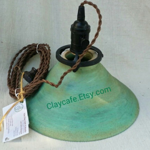 Hand Crafted Pottery Industrial Ceiling Light Hanging Pendant Lighting Are you remodeling? Or have a restaurant?