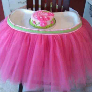 Highchair tutu to match your theme!