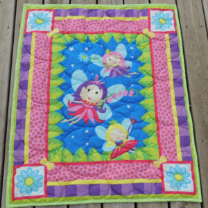 Fairy Quilt with Minky Backing