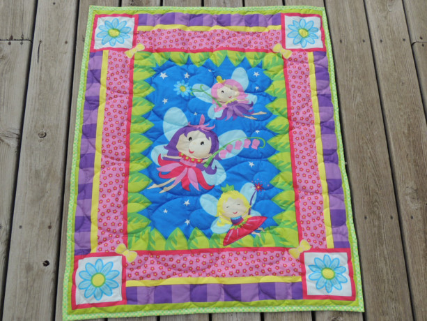 Fairy Quilt with Minky Backing