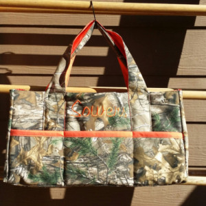 Super size XL Camo DIaper bag***Sale*** with Name embroidered-custom and personalized- washable