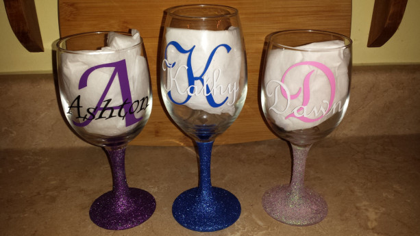 Personalized Wine Glass - Wine glass with name