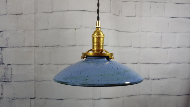 Handcrafted Pottery Hanging Pendant Ceiling Light