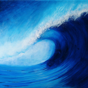 Surf Art Print, Beach Art, Surf Artwork, Ocean Wave Art, Tropical Art, Surfing, Hawaii, Surfer, Surfboard Art, Unique Art, Exotic Art Print