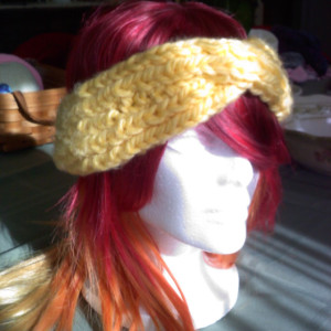 Big Hero 6 Honey Lemon Inspired Knitted Twisty Headband