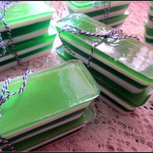  Wintergreen Soap Sticks~Minty Soap~Mentholated Soap~ Green Soap~Gift Sets~