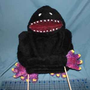 K'rupt Handmade OOAK Puppet Monster Custom Fun for Everyone full-body soft sculpture