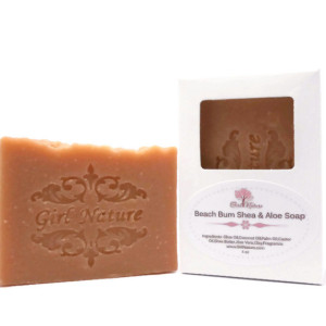 Beach Bum Soap Luxury Soap with Shea Butter , Aloe Vera and Moroccan Red Clay