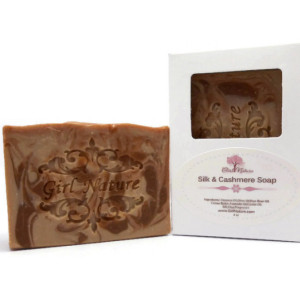 Cashmere Silk Luxury Soap with Organic Cocoa Butter