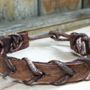 Woven Leather Bracelet Vol. 2, Braided Strap, Unisex Bracelet, Durable Bracelet, Tough Jewelry, Leather Rope