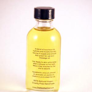 Citrus Body Oil - Bath Oil - Vegan Oil - Massage Oil - Natural Bath and Body Oil