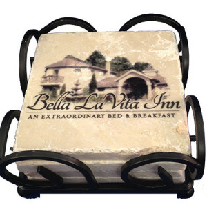 Delta Kappa Alpha marble coaster