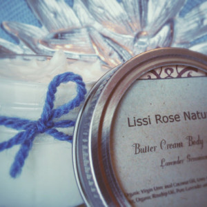 Butter Cream Body Lotion/Natural Body Lotion/Body Butter/Chemical Free/Lavender/Geranium