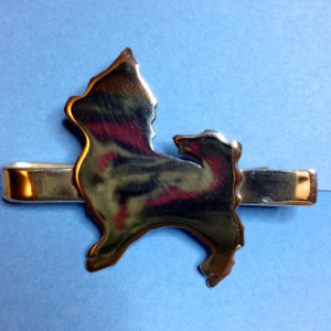 Made to Order Sterling Silver Chihuahua Tie Clip