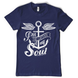 Anchor, Captain of my Soul Adult Short Sleeve Tee Shirt  Plus Sizes available  Anchor shirt, sailing shirt, Plus Size shirt, Graphic Tee