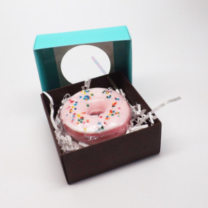 Frosted Raised Donut With Frosting And Sprinkles Glycerin Soap