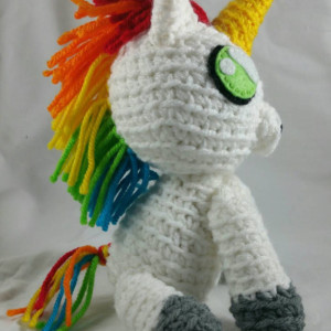 Mini Rainbow Unicorn Plush
